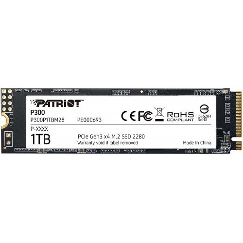 Patriot P300 1TB M.2 2280 PCIe Gen 3 x4 NVMe Internal SSD